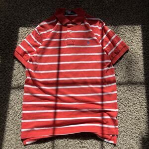 Polo Ralph Lauren Vintage Designer Heavyweight Polo Shirt Short Sleeve Men's M